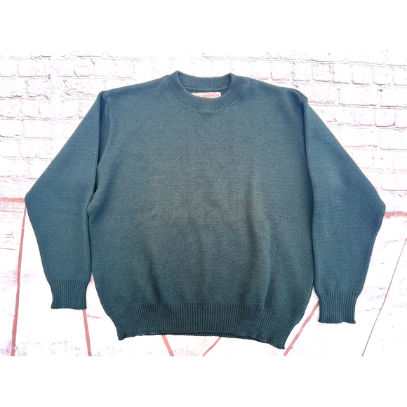 Men FILSON 100% Merino Wool Crewneck Guide Fisherman Sweater XL $550 USA